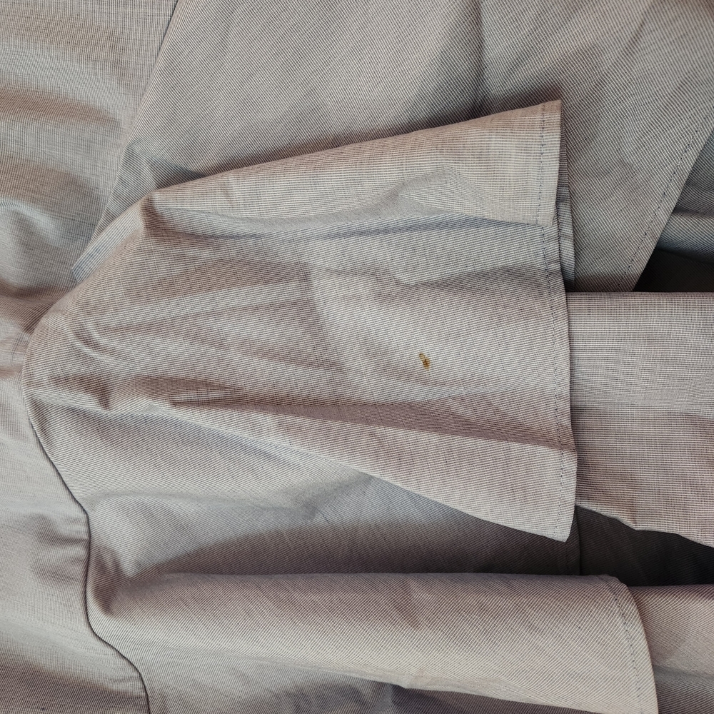Banana Republic Rare Light Blue Asymmetrical Hem Skirt A Line High Waist Midi - Picture 7 of 10